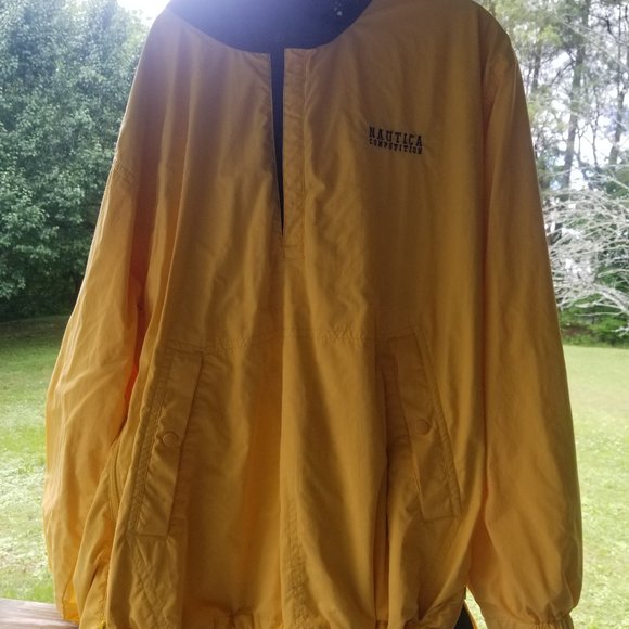 Nautica jacket Compression men's XL yellow and blue